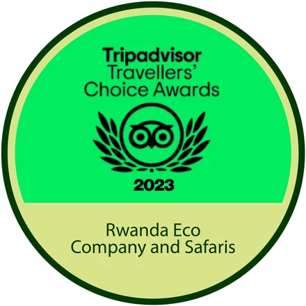 Tripadvisor Travelers' Choice 2023, awarded to Rwanda Eco Company and Safaris