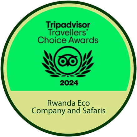 Tripadvisor Travelers' Choice 2024, awarded to Rwanda Eco Company and Safaris
