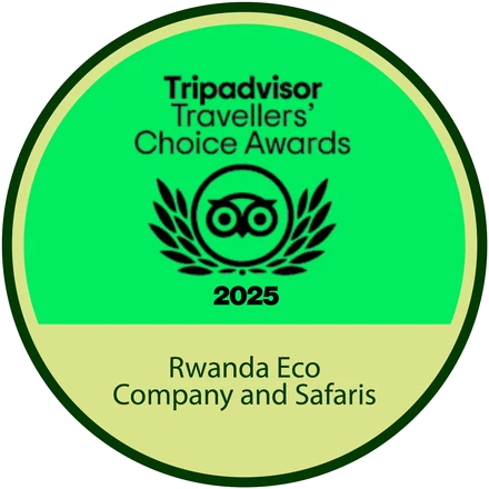 Tripadvisor Travelers' Choice 2025, awarded to Rwanda Eco Company and Safaris