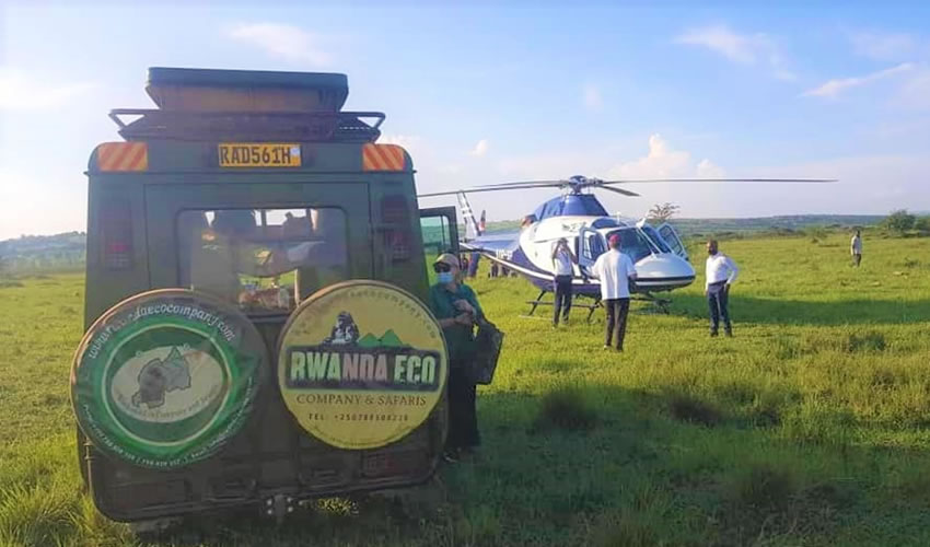Helicopter Tours and Flights around Rwanda