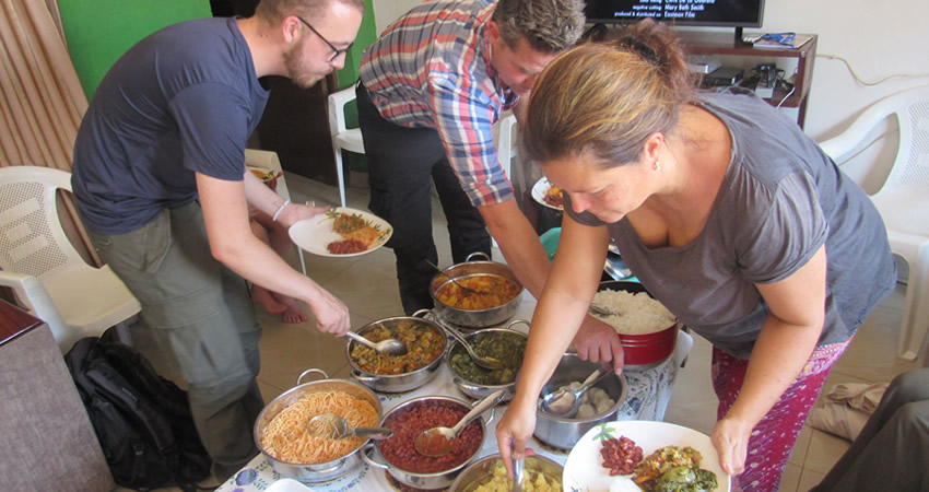 Local Rwanda Cuisine.