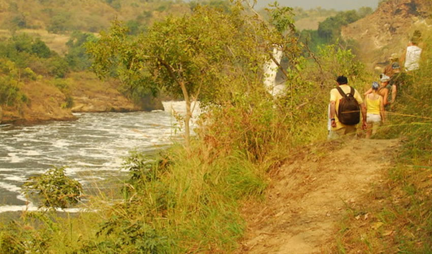 Murchison Falls Hiking to the Top of the Falls