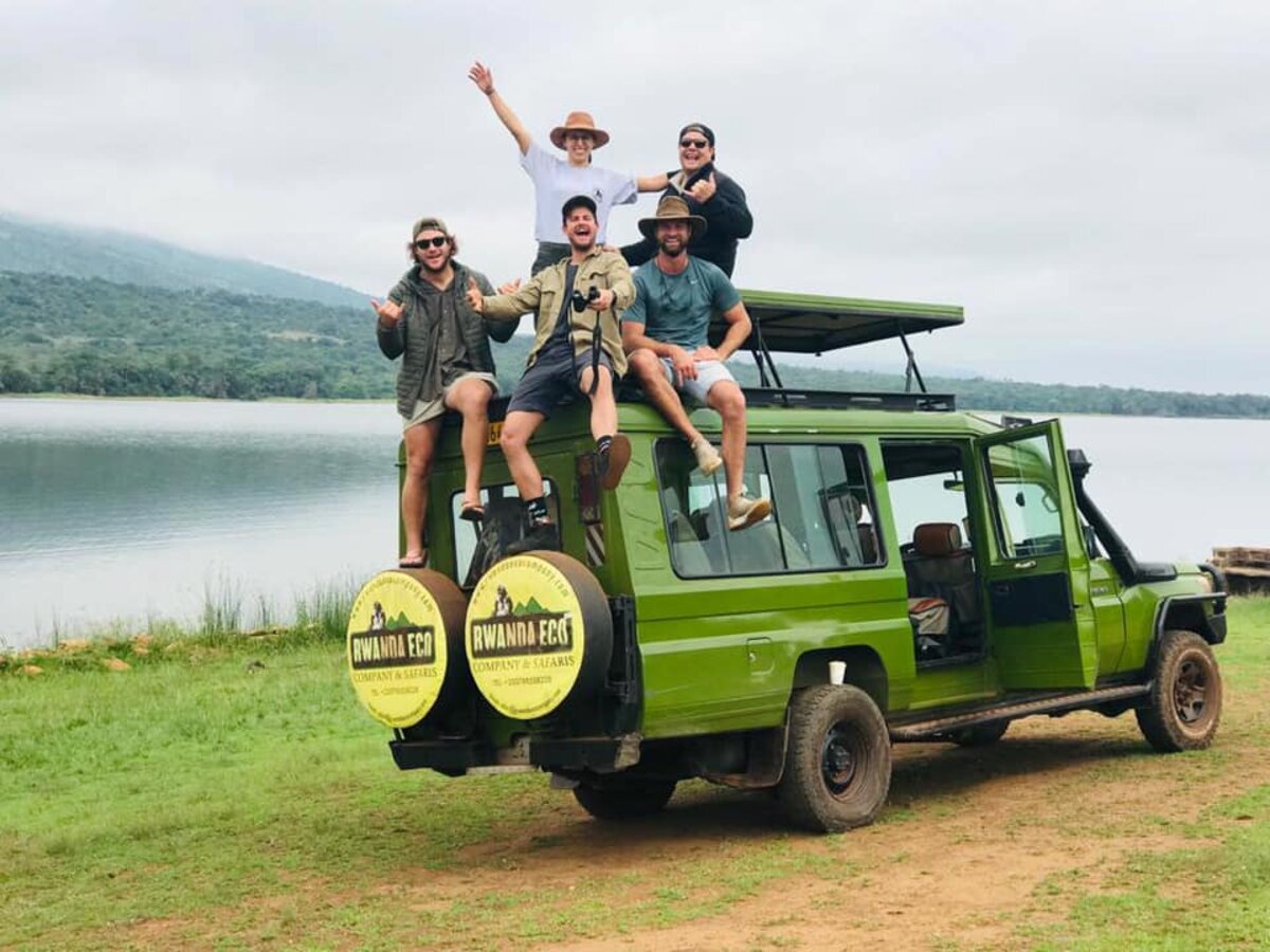 Rwanda Eco Company and Safaris travelers on a recent safari
