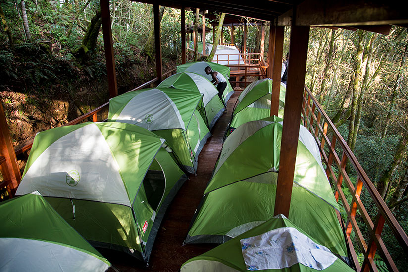 Camping at Akagera National Park