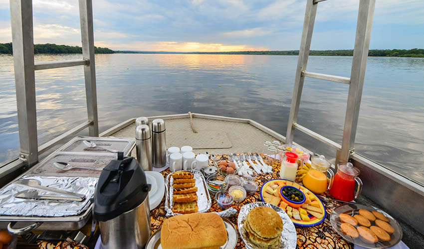 Murchison Falls Boat Cruise with Breakfast on Board