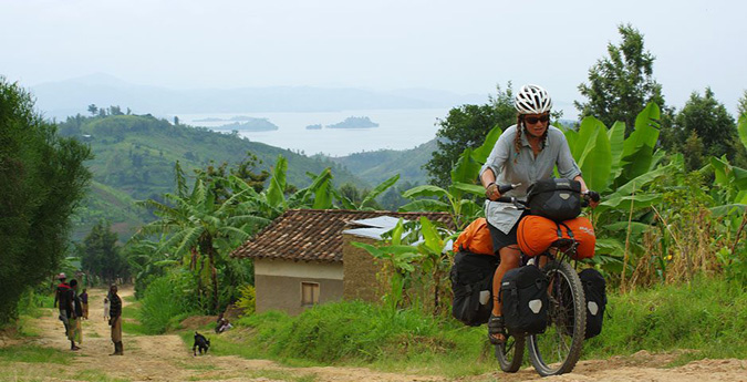 biking in Rwanda