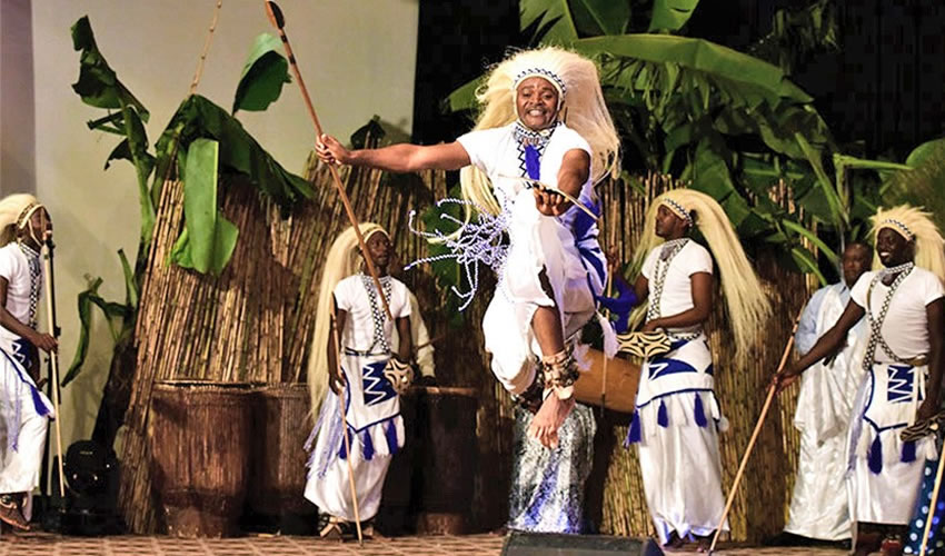 dancers in nkotsi village
