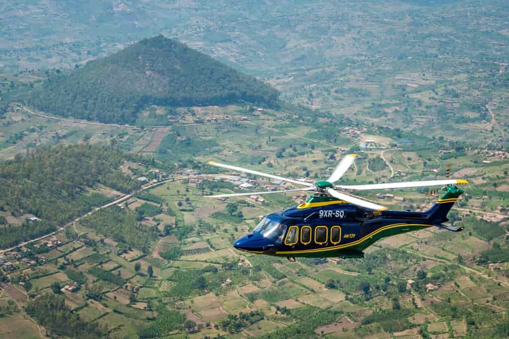 Rwanda Helicopter Scenic Tours