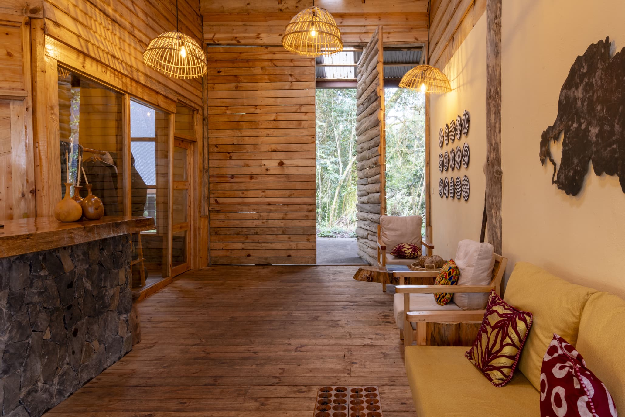 Interior at Munazi Eco Lodge